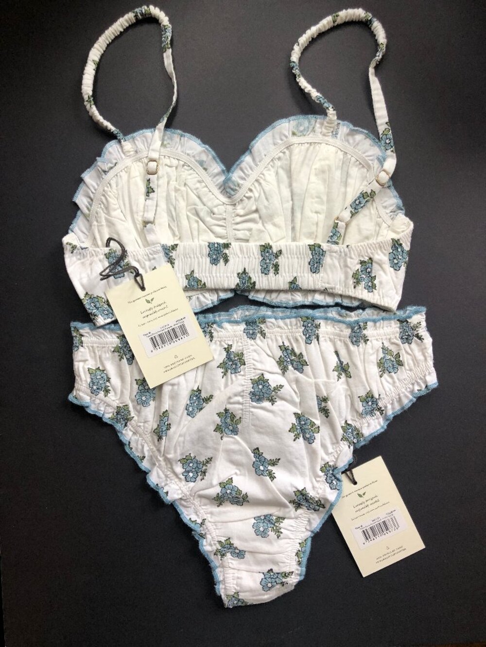 Spell & the Gypsy x Sonica Sarna Fable Block Printed Cottagecore Brief Bralette - Picture 5 of 12